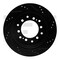 Dynamic Friction Co BRAKE ROTOR DRILLED AND SLOTTED BLACK 633-76143L - alternate 2